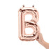 16  Letter B - Rose Gold (Air-Fill Only)