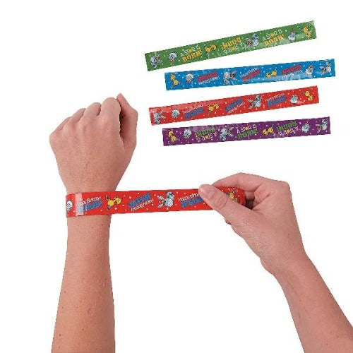 Happy Birthday Jesus Slap Bracelets
