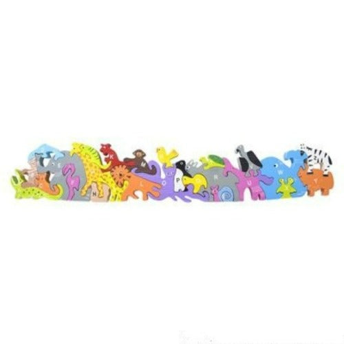 23.25 X 5 26 Pc Alphabet Animal Puzzle