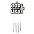 Religious Patriotic Suncatcher Wind Chimes