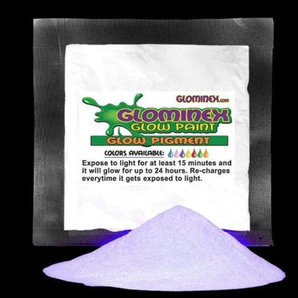 Glominex Glow Pigment 1 oz - Invisible Day Purple