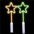 18 Inch Neon Style Light Up Star Wand | PartyGlowz