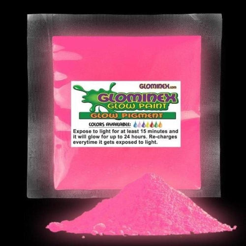 Glominex Glow Pigment 1 oz Pink