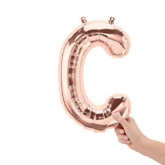 16  Letter C - Rose Gold (Air-Fill Only)