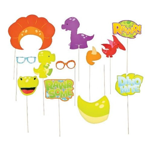 Little Dino Photo Stick Props