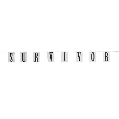 Awareness Survivor Pennant Banner