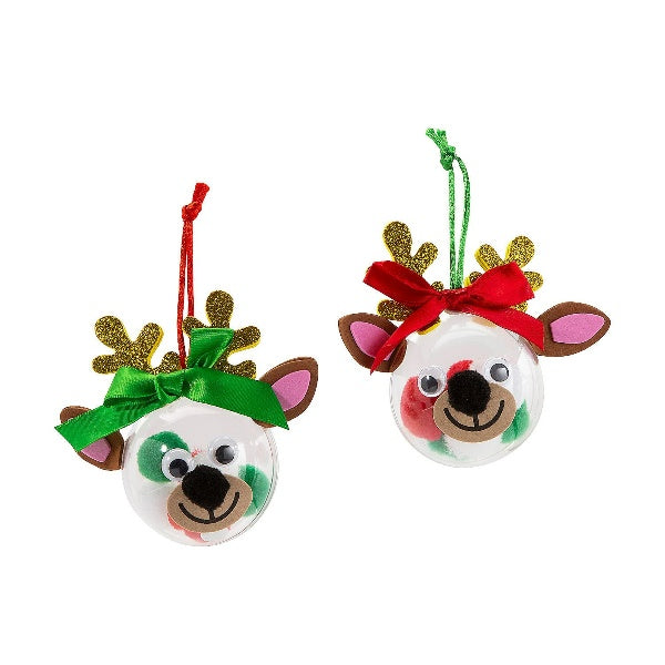 Christmas Reindeer Bulb Ornament Craft Kit