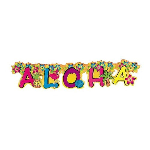 Aloha Cardboard Jointed Banner