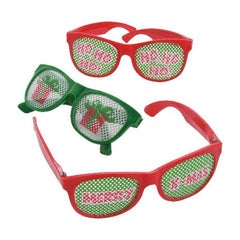 Christmas Fun Pinhole Glasses