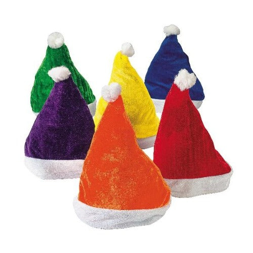 Kids Colorful Small Santa Hats