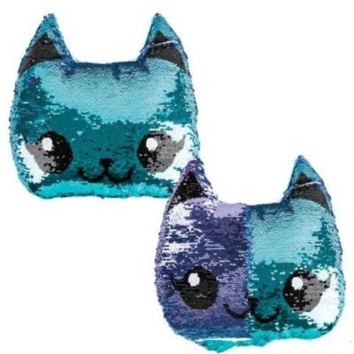 12 Flip Sequin Cat Plush