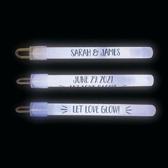 4 Inch Personalized Let Love Glow Sticks