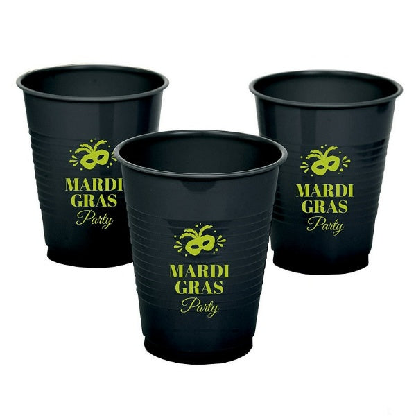 Personalized Mardi Gras Cups