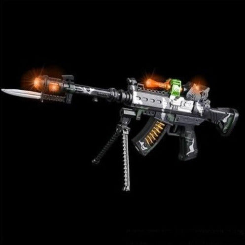 22" Light-Up Rifle With Bayonet