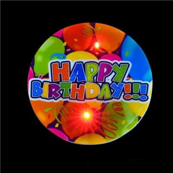 3.5 Light-Up Happy Birthday Button