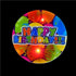 3.5" Light-Up Happy Birthday Button