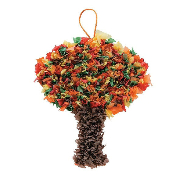 Fall Tree Crinkle Tissue Paper Craft Kit