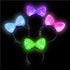 LED Light Up Hard Shell Polka-Dot Bow Headband Assorted Colors