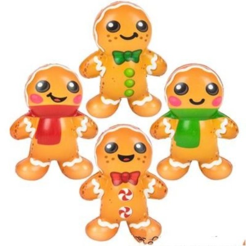 4" Squish Gingerbread Cookies