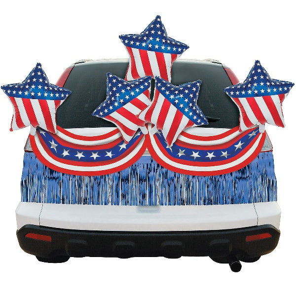 Patriotic Stars & Stripes Car Parade Decorating Kit