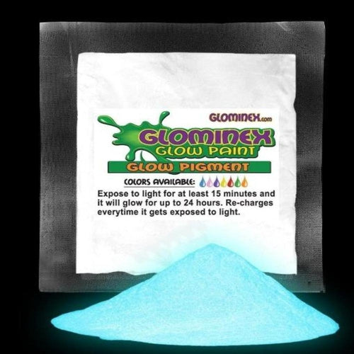 Glominex Glow Pigment 1 oz - Invisible Day Aqua