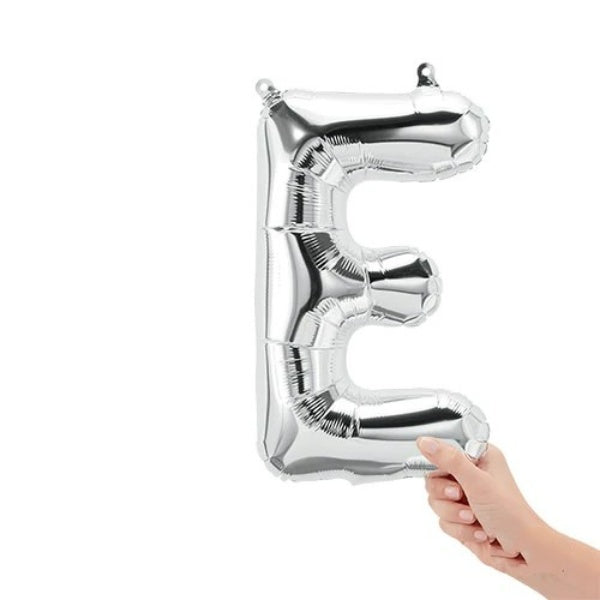 16  Letter E - Silver (Air-Fill Only)