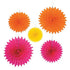 Bright Fiesta Party Tissue Fans