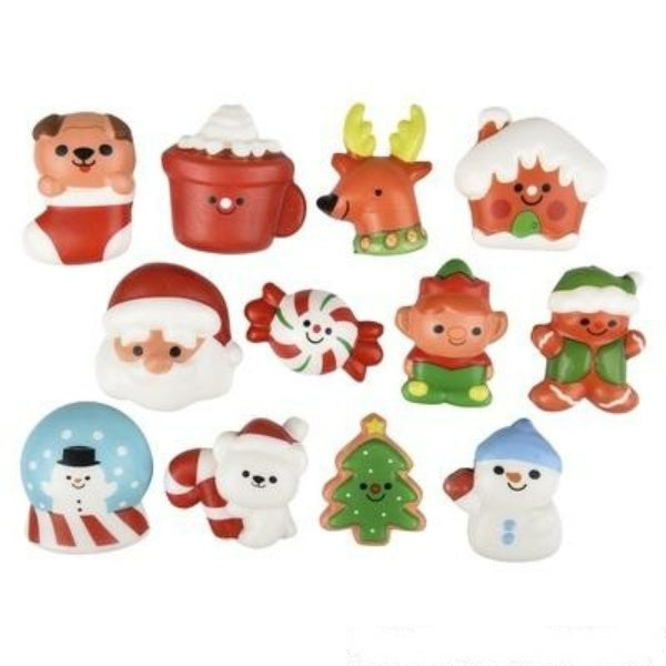 2 Christmas Squish Sticker Assortment