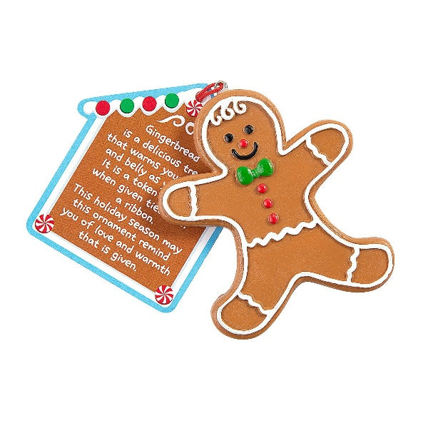 Legend of the Gingerbread Resin Ornaments with Card