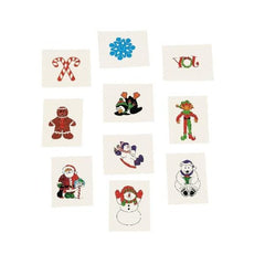 Glitter Holiday Tattoos