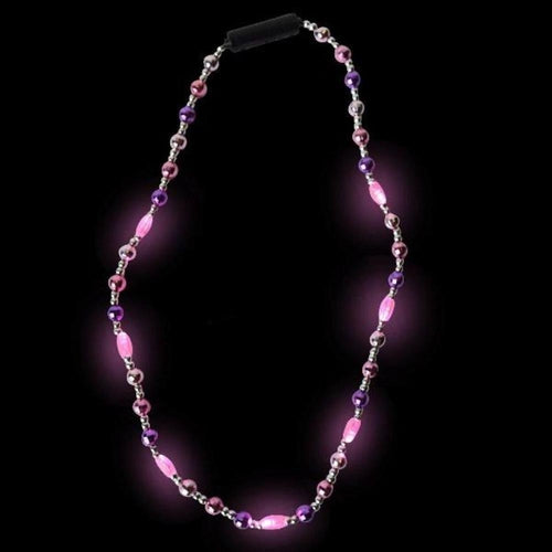 LED Light Up Bead Necklace - Multicolor