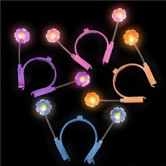 7 Inch LED Light-Up Flower Boppers