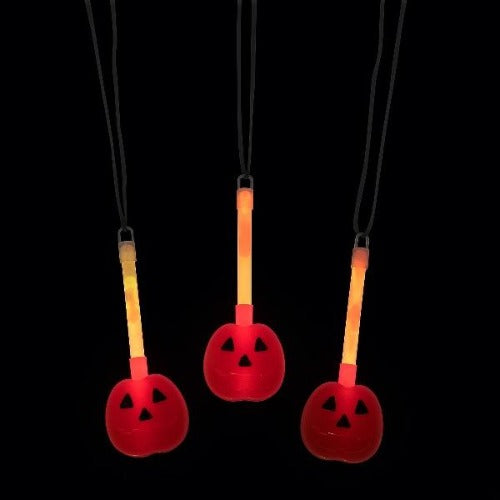 Pumpkin Character Glow Necklaces