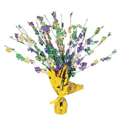 Mardi Gras Foil Burst Table Decoration