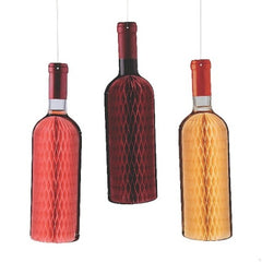 Wine Bottle-Shaped Hanging Decor