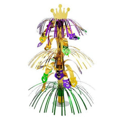 Mardi Gras Cascading Tabletop Fountain Centerpiece