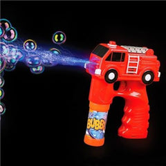 5" Light And Sound Fire Truck Bubble Blaster