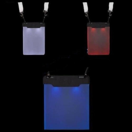 LED Light Up Sound Activated Badge-Patriotic Theme - Red Blue White