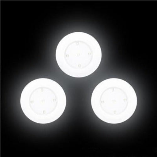 3.5 Inch Remote Controlled LED Light 3 Piece Set