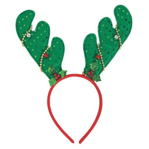 Reindeer Antlers with Faux Lights Headbands