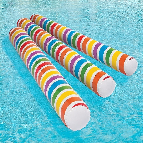 Inflatable Rainbow Pool Noodles