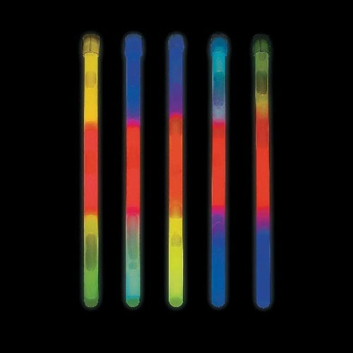 Tri Color Glow Sticks (Assorted Colors)