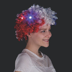 Light-Up Patriotic Wig
