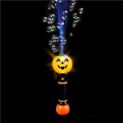 12" Pumpkin Light Up Bubble Blower Wand