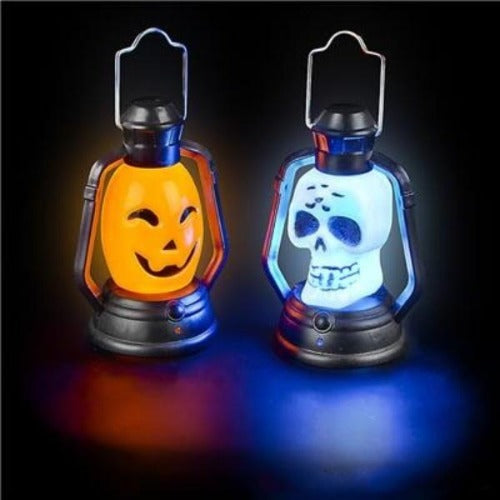 4 Halloween Mini Flashing Lanterns