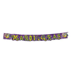 Mardi Gras Metallic Fringed Garland