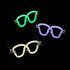 Glow Skull Frames Eyeglasses - 12 Skull Eye Glasses | PartyGlowz