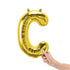16  Letter C - Gold (Air-Fill Only)