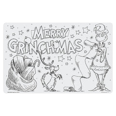 Color Your Own Dr. Seuss The Grinch Placemats