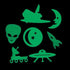 Glow In The Dark Galaxy Space Aliens